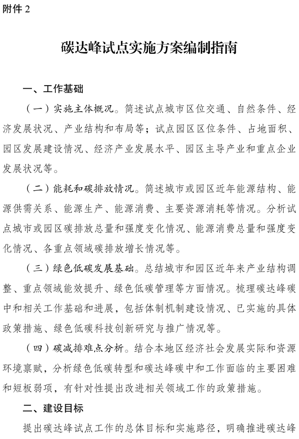 发改委:我国拟选择100个城市和园区开展碳达峰试点 发改委:我国拟选择100个城市和园区开展碳达峰试点
