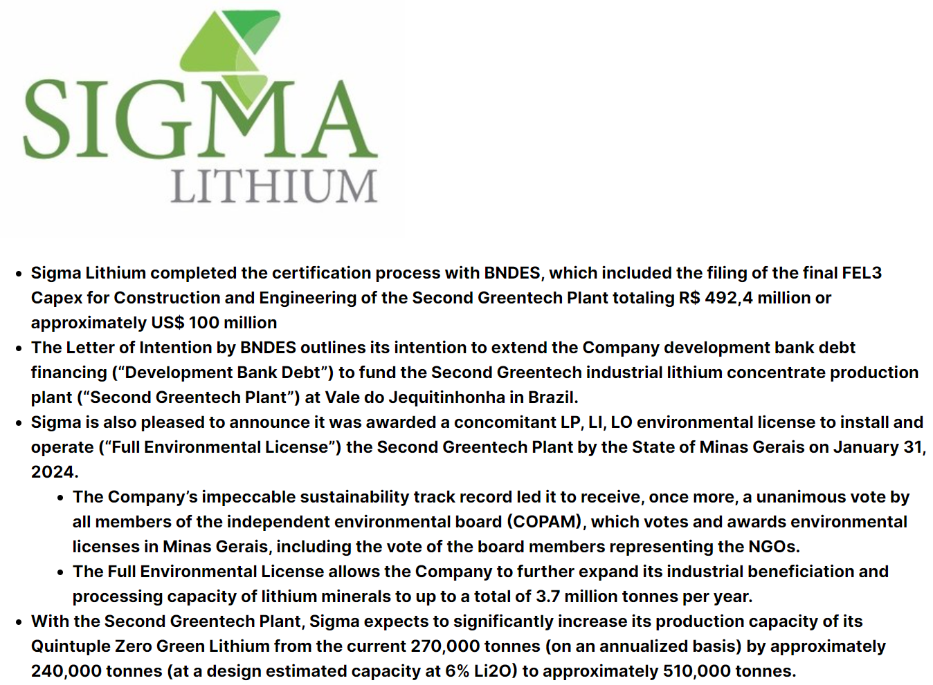 这一锂业上市公司拟投资超7亿在巴西扩产锂精矿 这一锂业上市公司拟投资超7亿在巴西扩产锂精矿