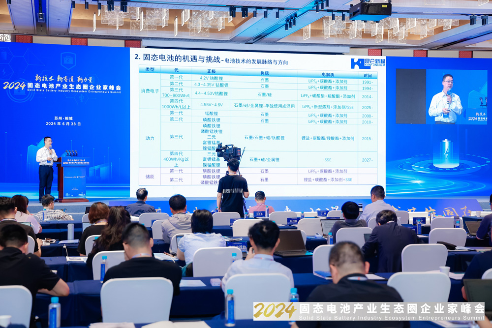 2024固态电池产业生态圈企业家峰会现场 2024固态电池产业生态圈企业家峰会现场