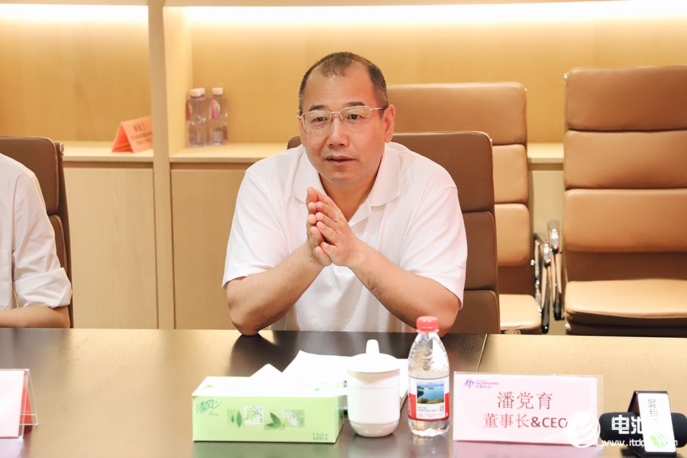 中国电池新能源产业链调研采访团（广东站）一行到访豪鹏科技