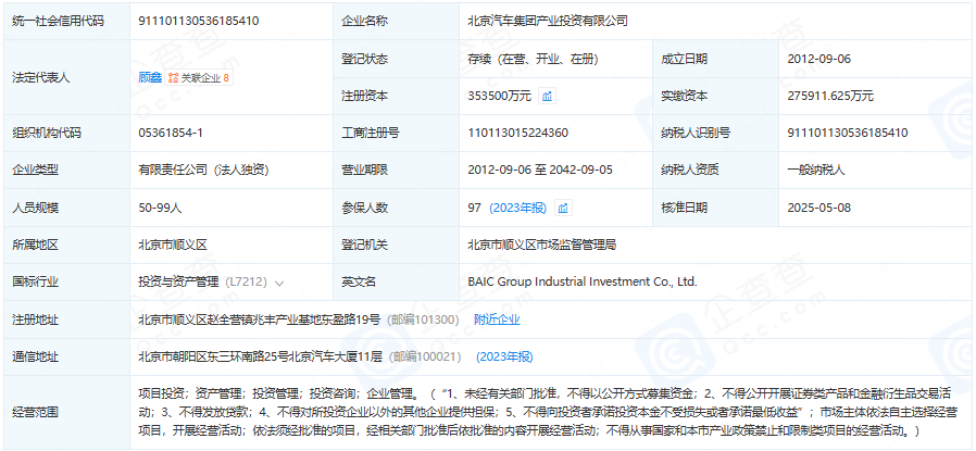 新能源汽车,新材料,北汽产投 新能源汽车,新材料,北汽产投