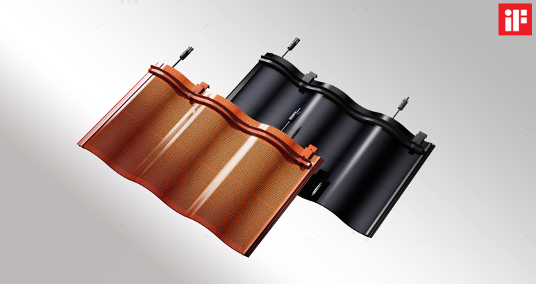 华宝新能美学曲面光伏瓦 华宝新能美学曲面光伏瓦