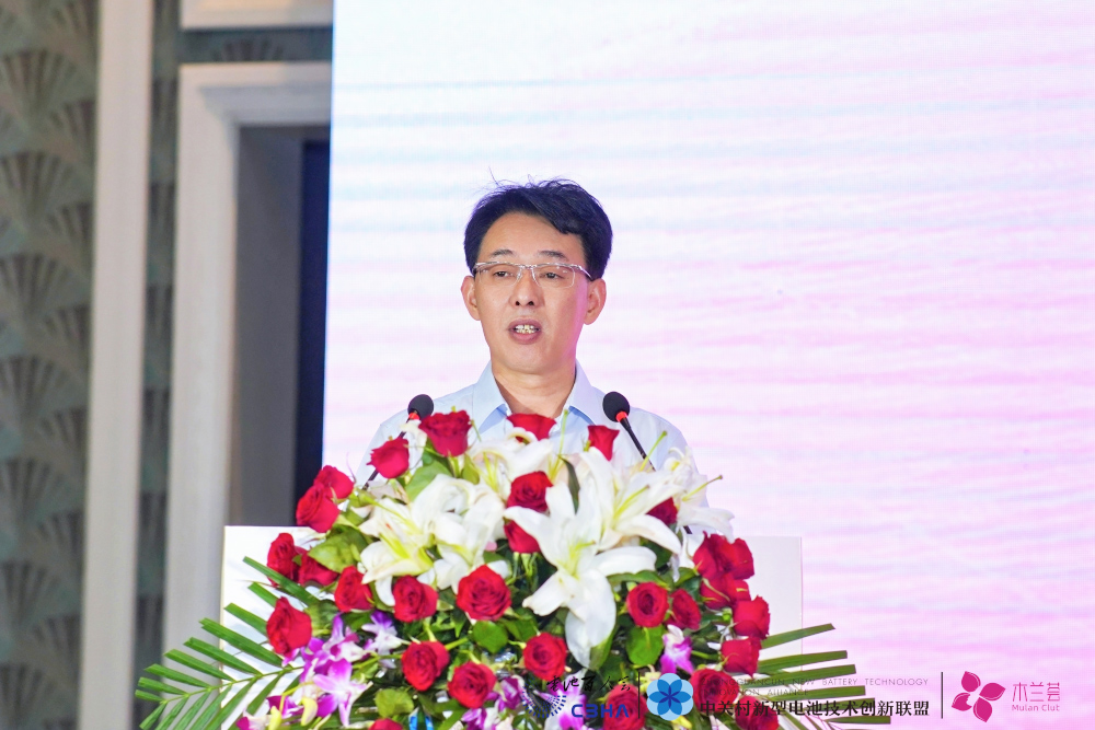 中关村新型电池技术创新联盟秘书长于清教 中关村新型电池技术创新联盟秘书长于清教