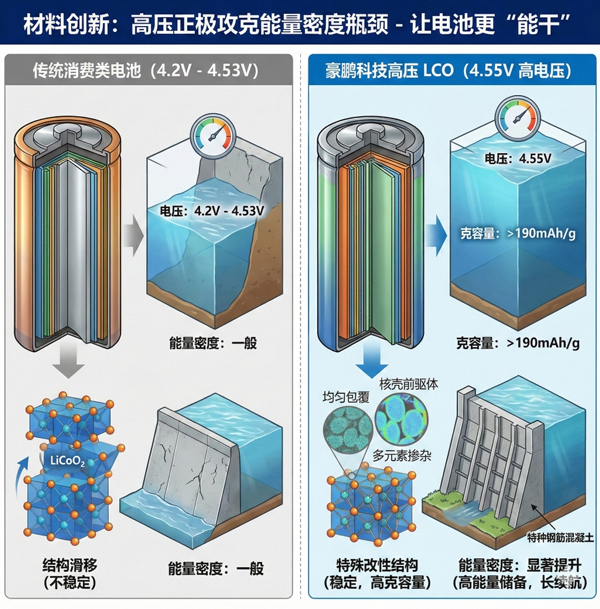 材料创新：攻克能量密度瓶颈