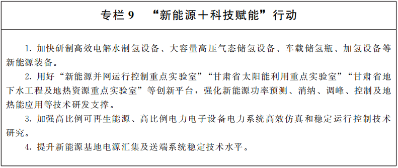 甘肃:力争到2030年新能源装机规模达到1.6亿千瓦 甘肃:力争到2030年新能源装机规模达到1.6亿千瓦