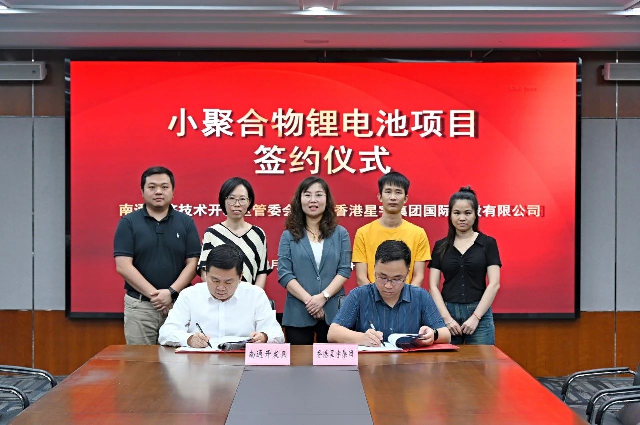 香港星宇集团小聚合物锂电池生产基地项