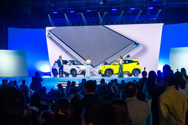 比亚迪新一代主流代步车海鸥在哥伦比亚